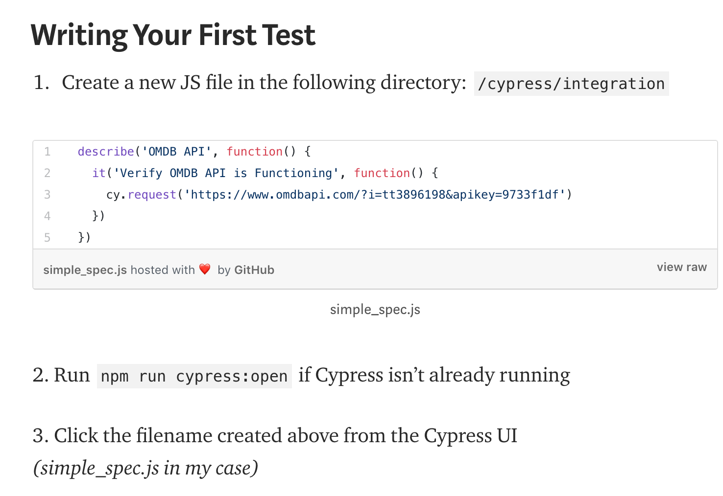 Integrate an awesome software testing tool, Cypress.io, into a React app in less than 5 minutes
